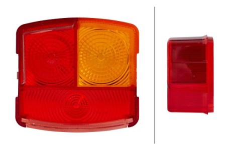 Sticla far Stanga (P21W/R10W, Dispersor lampa etansata in spate) potrivit DEUTZ FAHR D, DX 01.68- [2]