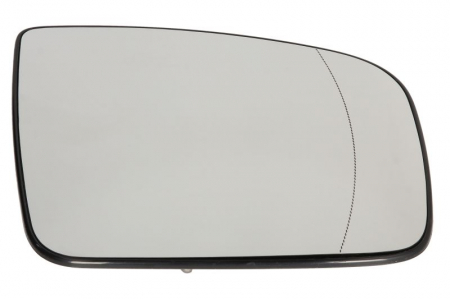 Oglinzi auto - Sticla oglinda dreapta potrivit MERCEDES VIANO 2010-2014 - asferic, incalzita, crom