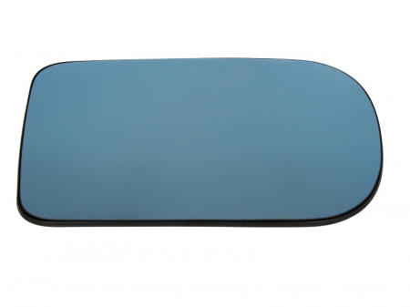 Caroserie - Sticla oglinda exterioara dreapta convex, incalzita, albastru BMW Seria 5 E39, 7 E38 intre 1994-2003