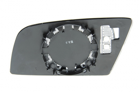 Piese Auto - Sticla oglinda laterala Dreapta (asferice, incalzita, albastru) potrivit BMW 5 (E60), 5 (E61) 12.01-12.10