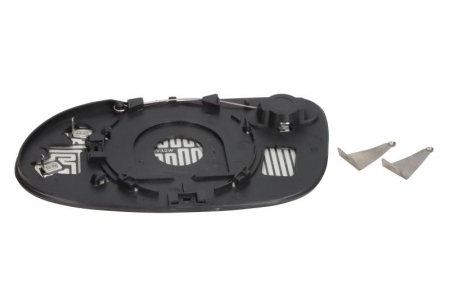 Sticla oglinda laterala Dreapta (asferice, incalzita, crom) potrivit MERCEDES A (W168), CLK (A208), CLK (C208), SLK (R170) 09.96-08.04 -08.04 [1]