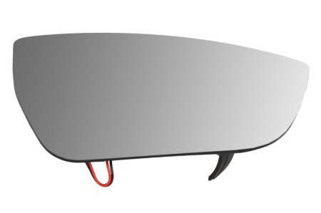 Caroserie - Sticla oglinda laterala dreapta convex, cu incalzire, asistenta banda potrivit CUPRA ATECA; SEAT ATECA, TARRACO 04.16-