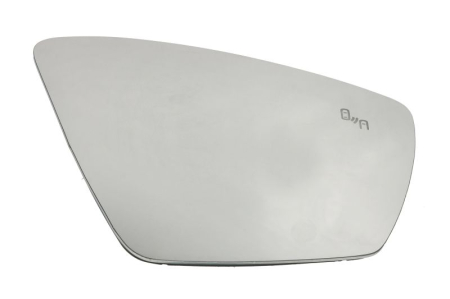 Caroserie - Sticla oglinda laterala dreapta convex, cu incalzire, asistenta banda potrivit SKODA KAROQ, KODIAQ 03.17-