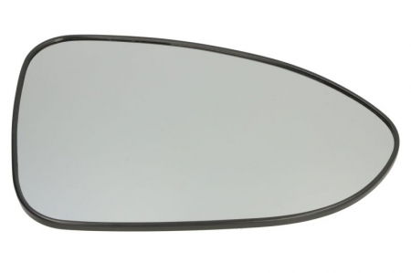 Caroserie - Sticla oglinda laterala Dreapta (convexa, crom) potrivit KIA RIO II, RIO III 03.05-12.17