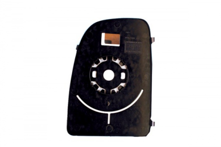 Sticla oglinda laterala Stanga (convexa, crom, superior) potrivit CITROEN JUMPER I, JUMPER II; FIAT DUCATO; PEUGEOT BOXER 12.01- [2]