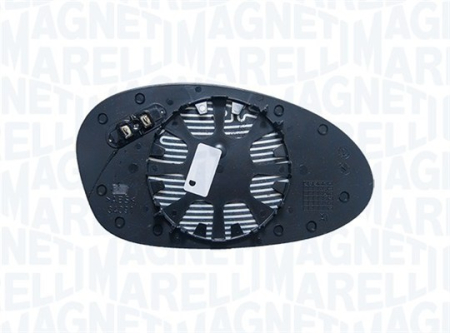 Sticla oglinda laterala Dreapta potrivita BMW 1 E81, E87, 1 E82, E88, 3 E46, 3 E90, E91 2001-2013 (convexa, incalzita, albastru) [1]