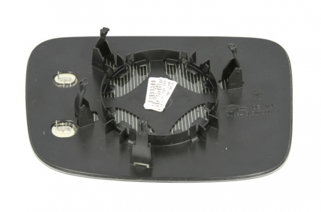 Sticla oglinda laterala Dreapta (convexa, incalzita, crom) potrivit VW CADDY III, CADDY III/MINIVAN, CADDY IV/MINIVAN, MULTIVAN T5, TRANSPORTER T5 04.03-09.20 [2]