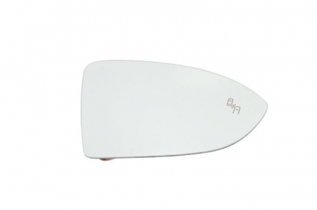 Sticla oglinda laterala Dreapta (convexa, incalzita, crom) potrivit VW GOLF SPORTSVAN VII 02.14-08.20 [0]