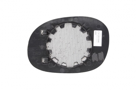 Sticla oglinda laterala Dreapta (convexa, incalzita) potrivit CITROEN C2, C2 ENTERPRISE, C3 I, XSARA PICASSO; PEUGEOT 1007, 206 08.98- [1]