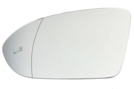Caroserie - Sticla oglinda laterala stanga asferic, cu incalzire, asistenta banda potrivit OPEL ASTRA K 06.15-12.22