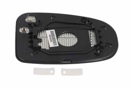 Sticla oglinda laterala Stanga asferice, incalzita, crom potrivit TOYOTA AVENSIS 2008-2018 [1]
