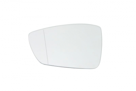 Caroserie - Sticla oglinda laterala Stanga (asferice, incalzita) potrivit VW POLO, POLO IV, POLO V 09.02-