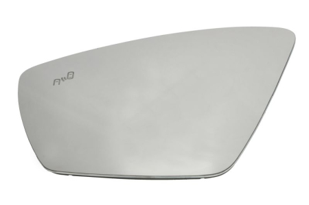 Caroserie - Sticla oglinda laterala stanga convex, cu incalzire, asistenta banda potrivit SKODA KAROQ, KODIAQ 03.17-