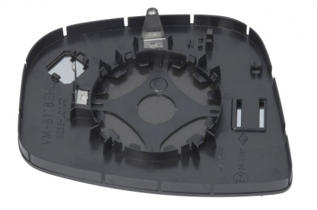 Sticla oglinda laterala Stanga convexa, crom potrivit CITROEN BERLINGO, BERLINGO MULTISPACE, BERLINGO/MINIVAN, JUMPY, SPACETOURER; PEUGEOT EXPERT, EXPERT TEPEE, PARTNER, PARTNER TEPEE dupa 1996 [1]