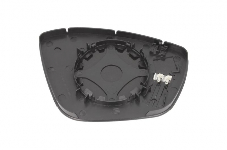 Sticla oglinda laterala Stanga convexa, incalzita, crom potrivit CITROEN C3 I, C3 III; PEUGEOT 2008 I, 208, 208 I, 208 II, 308 II dupa 2005 [1]