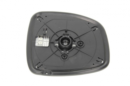 Sticla oglinda laterala Stanga (convexa, incalzita, crom) potrivit FIAT SEDICI 06.06-10.14 [1]