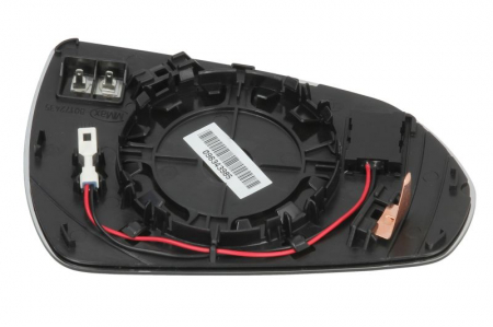 Sticla oglinda laterala Stanga (convexa, incalzita, crom) potrivit HYUNDAI I30 11.16- [1]