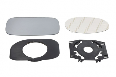 Sticla oglinda laterala Stanga (plat, incalzita) potrivit FIAT PUNTO 09.93-09.99 [0]