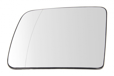 Oglinzi auto - Sticla oglinda stanga potrivit FORD TRANSIT / TOURNEO CONNECT 2009-2013 - asferic, crom