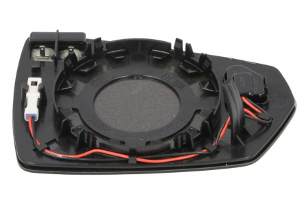 Sticla oglinda stanga (asferic, cu incalzire, asistent la schimbarea benzii) potrivit AUDI A1 GB; VW POLO VI AW 09.17- [1]