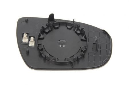 Caroserie - Sticla oglinda stanga asferic, incalzita, crom HYUNDAI I20 dupa 2014