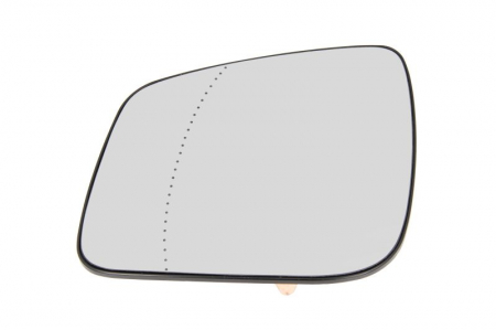 Oglinzi auto - Sticla oglinda stanga potrivit MERCEDES Clasa A W169, B W245 2008-2012 - asferic, incalzita, crom