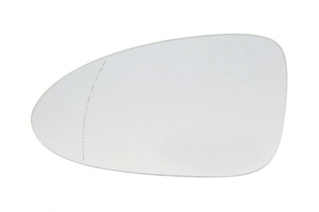 Caroserie - Sticla oglinda stanga asferic, incalzita, crom PORSCHE MACAN dupa 2014