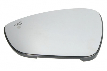 Sticla oglinda stanga (convex, cu încălzire, asistent pentru schimbarea benzii) potrivit CITROEN C3 AIRCROSS, C4 GRAND PICASSO II, C4 PICASSO II; OPEL CROSSLAND X 02.13- [0]