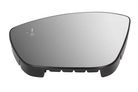 Caroserie - Sticla oglinda stanga (convex, cu încălzire, asistent pentru schimbarea benzii) potrivit CITROEN C3 III, C4 CACTUS; OPEL CORSA F; PEUGEOT 2008 II, 208 12.16-