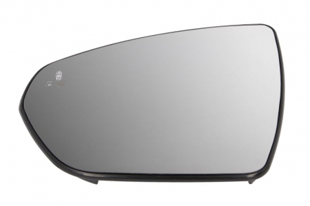 Sticla oglinda stanga (convex, cu încălzire, asistent pentru schimbarea benzii) potrivit CITROEN C5 AIRCROSS; OPEL GRANDLAND X; PEUGEOT 3008 P84, 3008 P84 FL, 5008 T87, 5008 T87 FL 05.16- [0]