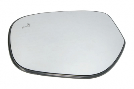 Caroserie - Sticla oglinda stanga (convex, cu încălzire, asistent pentru schimbarea benzii) potrivit MITSUBISHI ASX, OUTLANDER III, OUTLANDER IV 10.16-