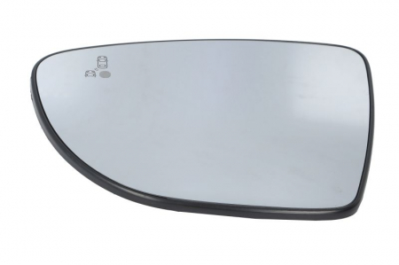 Caroserie - Sticla oglinda stanga (convex, cu incalzire) potrivit NISSAN LEAF, MICRA V; RENAULT CAPTUR, CLIO IV Ph II, ZOE 06.16-