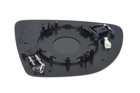 Sticla oglinda stanga (convex, cu incalzire) potrivit NISSAN LEAF, MICRA V; RENAULT CAPTUR, CLIO IV Ph II, ZOE 06.16- [1]