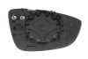 Sticla oglinda stanga potrivit VW BEETLE, EOS, JETTA IV, PASSAT, PASSAT ALLTRACK, PASSAT CC, SCIROCCO dupa 2011 - plana, incalzita, crom [2]
