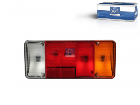 Stop dreapta (12/24V, cu semnalizare, lumină de marșarier, cu lumina stop, lumini parcare, reflector, connector: AMP 7PIN Bayonet) potrivit IVECO DAILY III 05.99-07.07 [2]