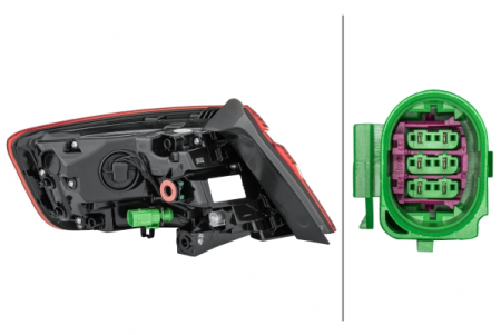 Stop dreapta exterior, LED potrivit AUDI A3 1.0-2.5 dupa 2012 [1]