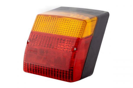 Stop dreapta (P21W/R5W, 12V, rosu/galben, cu semnalizare, cu lumina stop, lumini parcare, reflector) potrivit CASE [2]