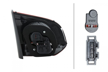 Stop Dreapta (partea interioara, W16W/W21W) potrivit VW GOLF VI 10.08-05.16 [3]