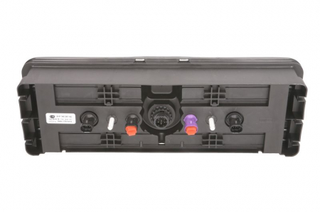 Stop lampa spate dreapta Hibrid (LED/P21W, 24V, cu semnalizator, cu lumina ceata, lumina marsalier, cu lumina stop, lumina parcare, reflector triunghiular, marcaj lateral, conector: 4x SuperSeal 2PIN/ [1]