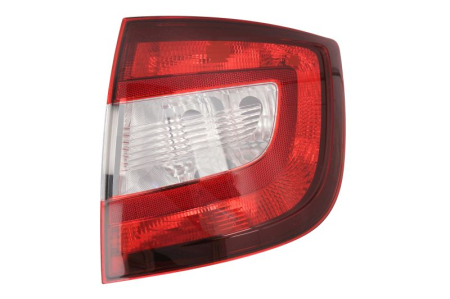 Stopuri - Stop lampa spate Dreapta P21/4W/P21W/PY21W/W3W, culoare sticla afumat potrivit SKODA RAPID 2012-2017