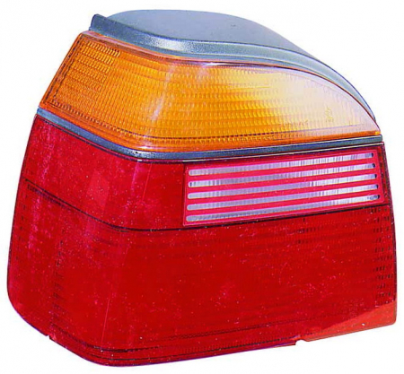 Iluminat auto - Stop lampa spate stanga culoare semnalizator portocaliu culoare sticla rosu VW GOLF 3 III Cabriolet/Hatchback intre 1991-1999