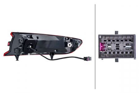 Stop lampa spate stanga (exterior, LED) potrivit PORSCHE MACAN 95B 02.14-06.18 [1]