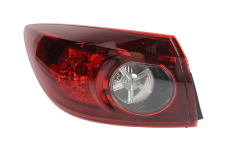 Stopuri - Stop lampa spate stanga exterior pentru becuri, culoare semnalizator rosu, culoare sticla rosu MAZDA 3 BM Sedan intre 2013-2017