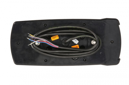 Stop spate dreapta CARMEN (LED, 12/24V, cu intermitent, cu far de ceață, lumina de marșarier, cu stop, lumină de parcare, reflector, alb ) [1]