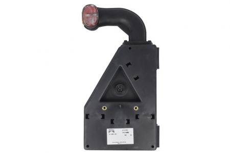 Stop spate dreapta EARPOINT (12V, cu intermitent, lumina de marșarier, cu stop, lumina de parcare, reflector triunghiular, cu lampă cu braț prelungitor, suruburi, numar conexiuni: 5, conector: Bayonet [1]