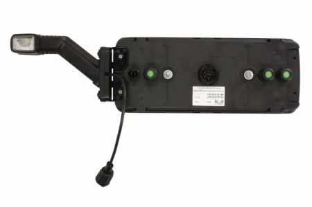 Stop spate dreapta ECOLED II (LED, 10/30V, cu intermitent, cu far de ceață, lumina de marșarier, cu stop, lumină de parcare, reflector triunghiular, cu lampă cu braț prelungitor, indicator dinamic, co [1]