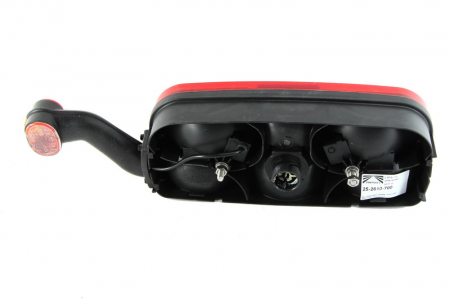 Stop spate dreapta ECOPOINT I (LED, 24V, cu stop, lumina de parcare, reflector triunghiular, cu lampă cu braț prelungitor, LED lumini pozitie) [1]