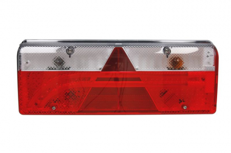Iluminat auto - Stop spate dreapta EUROPOINT III (LED, 12V, cu intermitent, cu far de ceață, lumina de marșarier, cu stop, lumină de parcare, reflector triunghiular conector: ASS2.1 7PIN)
