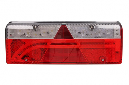 Iluminat auto - Stop spate dreapta EUROPOINT III (LED, 24V, cu intermitent, cu far de ceata, marsarier, cu stop, lumina de parcare, reflector triunghiular, conector: 4x 2PIN/ASS2 7PIN)