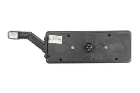 Stop spate dreapta EUROPOINT III (LED, 24V, cu intermitent, cu lumina de ceata, lumina de marșarier, cu stop, reflector triunghiular, cu lampă cu braț prelungitor, conector: ASS2.1 7PIN) [1]